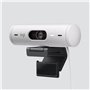 Webcam logitech brio 500 raw white full hd - usb tipo c