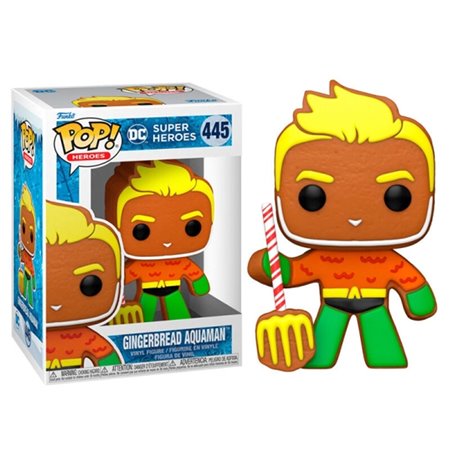 Funko Pop Dc Comics Super-heróis Gingerbread Aquaman 64321