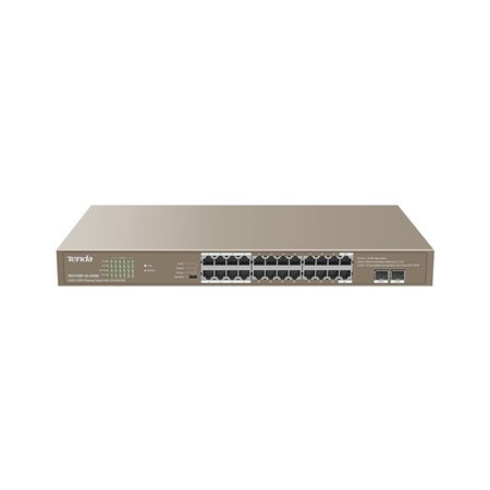 Switch 26 portas tenda teg1126p - 24 - 410w 24 portas gigabit ethernet 2 portas sfp