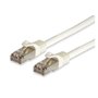 Patch cord de cabo vermelho rj45 s - ftp cat7 3m branco