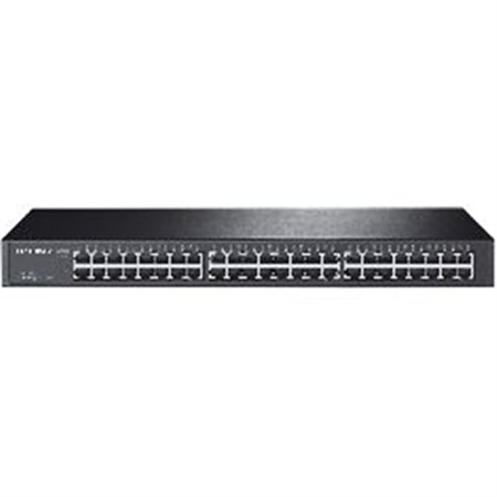 Switch 48 portas 10 - 100 - 1000 rack 19 polegadas 1u tp - link