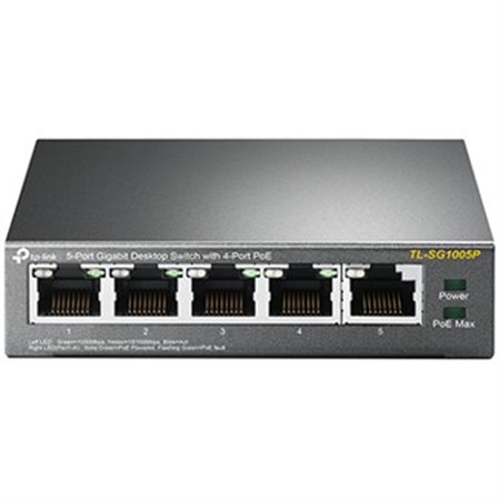 Switch 5 portas 10 - 100 - 1000 4 pts poe 56w tp - link