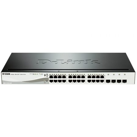 Switch d - link 24 portas dgs - 1210 - 24p 10 - 100 - 1000 poe + 4sfp