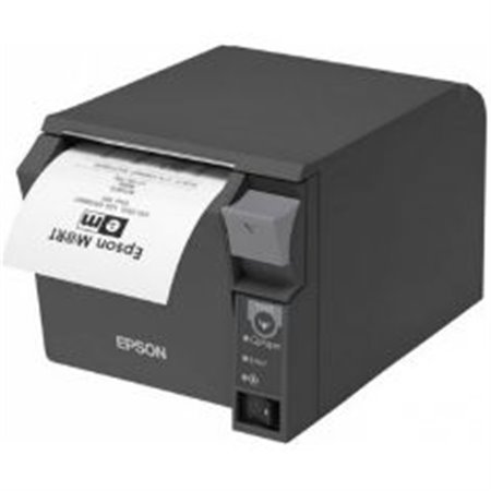 Impressora de tickets epson tm - t70ii direct thermal usb + rede ethernet preto