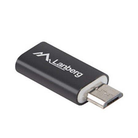 Lanberg usb 2.0 adaptador usb tipo cf - micro - b macho preto