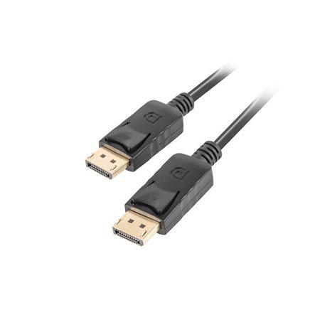 Lanberg displayport cabo macho macho 4k preto 1,8m