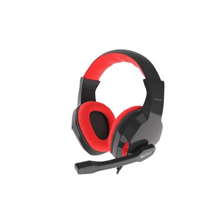 Fones de ouvido gamer genesis argon 100 red