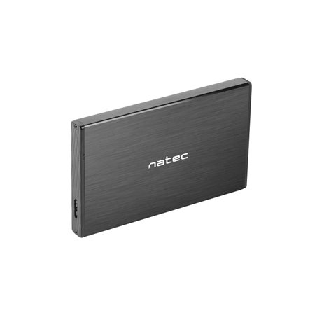 Caixa externa natec rhino go disco rígido 25 polegadas usb 3.0 sata preto