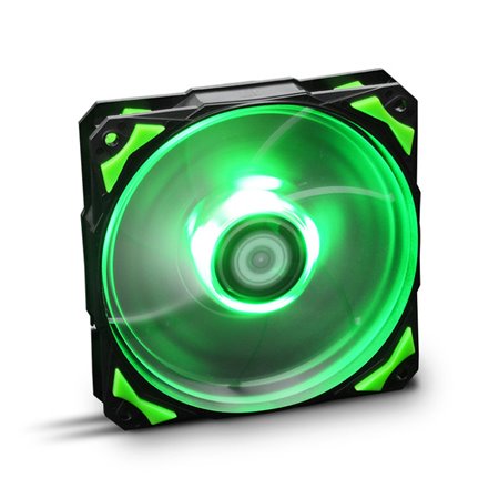 Box fan nox hummer h - fan led 120mm preto led verde