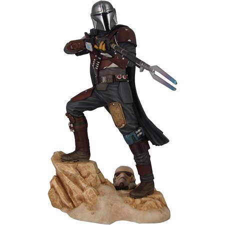 Diamond Collection Star Wars The Mandalorian The Mandalorian Resin Figura 1 - 7 Scale Premier Collection Limited 3000 Units