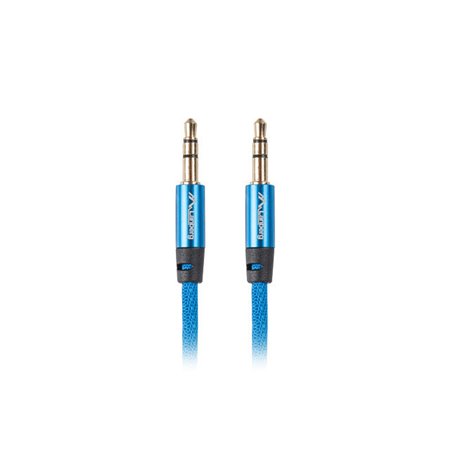 Lanberg minijack cabo 3,5 mm m - m 3 pinos 2 m azul premium