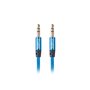 Lanberg minijack cabo 3,5 mm m - m 3 pinos 2 m azul premium