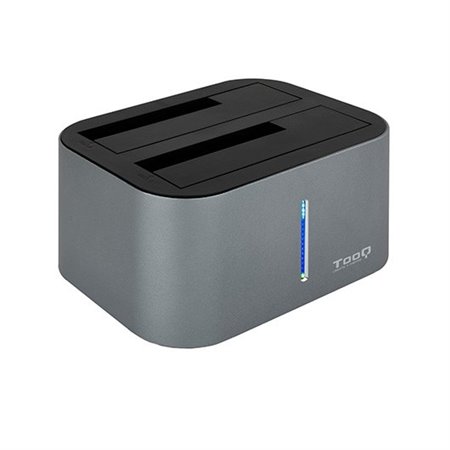 Docking station tooq hdd - sdd 2,5 polegadas - 3,5 polegadas sata clona discos sem pc - baia dupla - usb 3.0 - 3.1