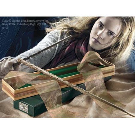 Réplica da coleção nobre harry potter hermione granger varinha caixa olivander