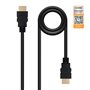 Cabo nanocabo HDMI v2.0 premium 1,5 m preto - macho - macho