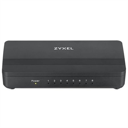 Switch 8 portas zyxel gs - 108sv2 - eu0101f 10 - 100 - 1000mbps