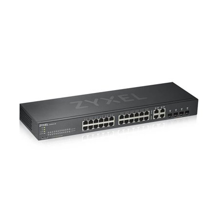 Switch 28 portas zyxel smart managed gs series 24 portas gigabit ethernet + 4 portas sfp