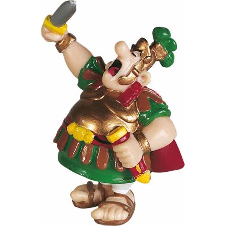 Plastoy figura asterix & obelix centurião romano com espada pvc