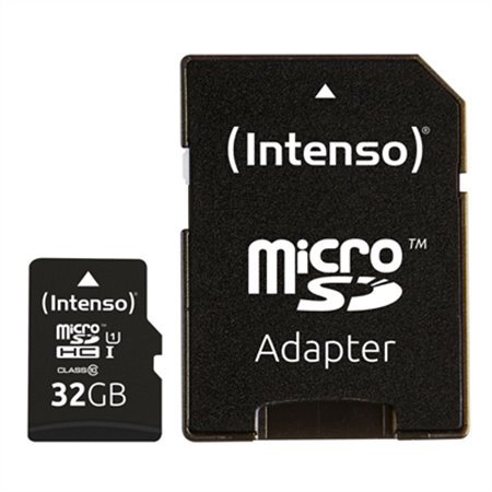 Cartão de memória micro sd intensa 32gb uhs - i cl10 + adaptador sd