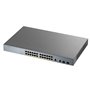 Switch 26 portas zyxel gs1350 - 26hp - eu0101f 24xgb poe 2xsfp 375w