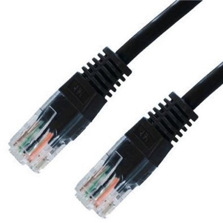 Cabo de rede patch cord u - utp cat.6 rj45 nanocable 1m preto