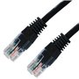 Cabo de rede patch cord u - utp cat.6 rj45 nanocable 1m preto