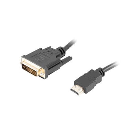 Lanberg 4k HDMI para cabo DVI 1,8 m - macho - macho - preto