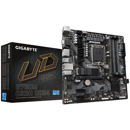 placa-mãe gigabyte b760m ds3h ddr4 1700 matx 4xddr4