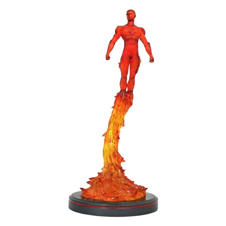 Figura Diamond Select Toys Marvel Premier Collection Estátua Resina Tocha Humana