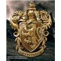 Escudo de parede a coleção nobre harry potter casa gryffindor resina 20 x 28 cm