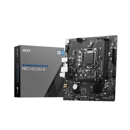 Placa mãe msi h510m-b pro lga 1200 matx