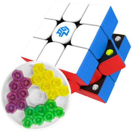Cubo de Rubik gan 356 m 3x3 magnético stk multicolor