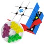 Cubo de Rubik gan 356 m 3x3 magnético stk multicolor