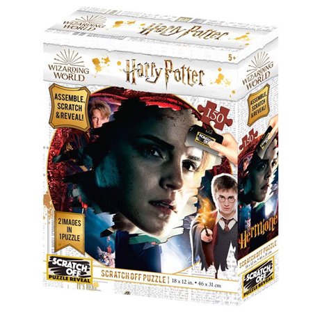 Quebra-cabeça Harry Potter Hermione Scratch 150 peças