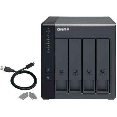 Qnap tr-004 usb 3.2 gen 1 4 bay raid caixa de expansão