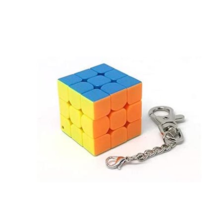 Cubo de Rubik mofang jiaoshi chaveiro mini 3,5 cm