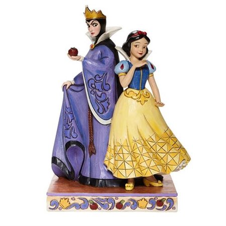 Figura enesco disney branca de neve e a rainha má