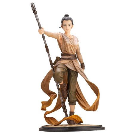 Figura kotobukiya star wars episódio vii rey descendente de luz pvc 27 cm