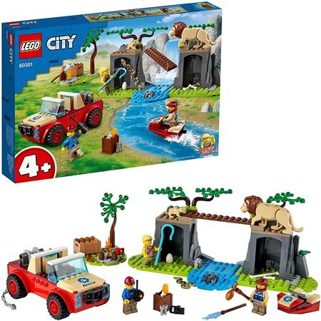 Resgate da vida selvagem da cidade de Lego: jipe
