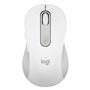 Mouse mouse logitech m650 para empresas grande sem fio sem fio branco bruto