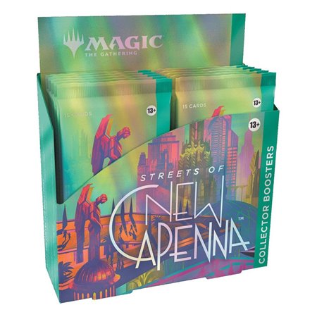 Wizards of the Coast Magic the Gathering Streets of New Capenna Card Game Collector Booster Box (12) Inglês