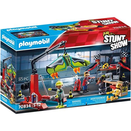 Estação de serviço Playmobil air stuntshow