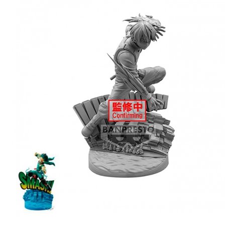 Figura banpresto meu herói academia diorama shoto todoroki o pincel