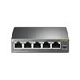 Switch 5 portas tp - link tl - sf1005p 10 - 100 4 portas poe