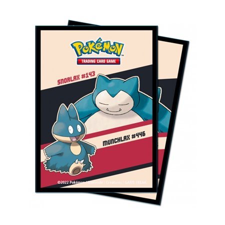 Ultra Pro Pokemon Snorlax & Munchlax mangas padrão 65 unidades