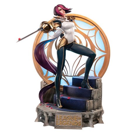 Figura liga das lendas estátua o grande duelista fiora laurent escala 1 - 6 edição limitada 799 unidades