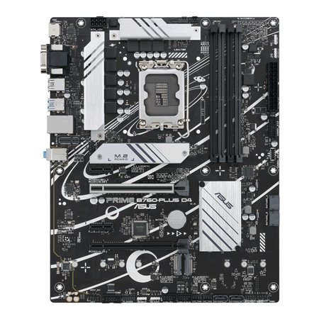 Placa-mãe Asus intel prime b760 - plus d4 socket 1700 ddr4 x4 3200 mhz max 128 gb hdmi d - sub displayport atx