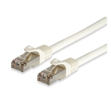 Patch cord de cabo vermelho rj45 s - ftp cat7 20m branco