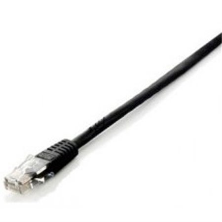 Patch cord de cabo vermelho rj45 u - utp cat6 1m preto