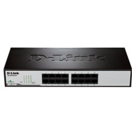 Switch 16 portas 10 - 100 soho d-link